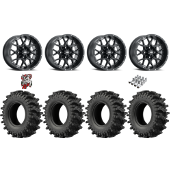 EFX MotoSlayer 28-9.5-14 Tires on ITP Hurricane Black Wheels