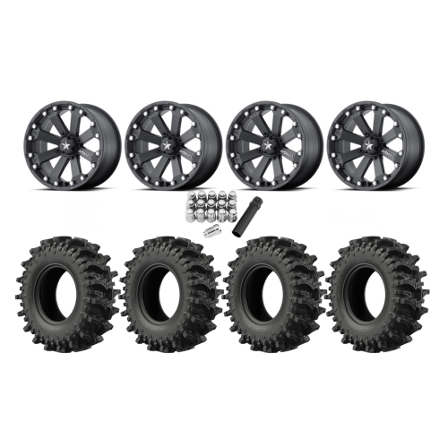 EFX MotoSlayer 30x9.5-14 Tires on MSA M20 Kore Wheels