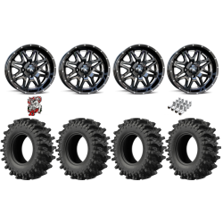 EFX MotoSlayer 28-9.5-14 Tires on MSA M26 Vibe Milled Wheels