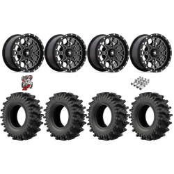 EFX MotoSlayer 28-9.5-14 Tires on MSA M45 Portal Milled Wheels
