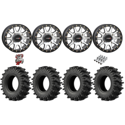 EFX MotoSlayer 28-9.5-14 Tires on SB-3 Machined Beadlock Wheels