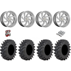STI Outback Max 35-9-20 Tires on MSA M36 Switch Brushed Titanium Wheels