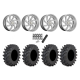 STI Outback Max 35x9-20 Tires on MSA M36 Switch Brushed Titanium Wheels