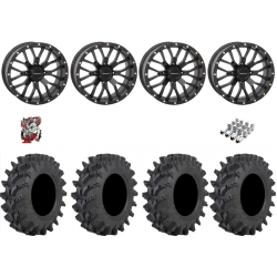 STI Outback Max 33-9-20 Tires on ST-3 Matte Black Wheels