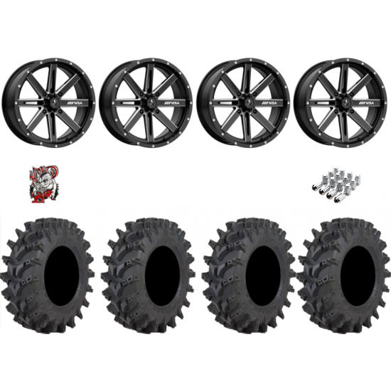 STI Outback Max 28-9.5-14 Tires on MSA M41 Boxer Wheels