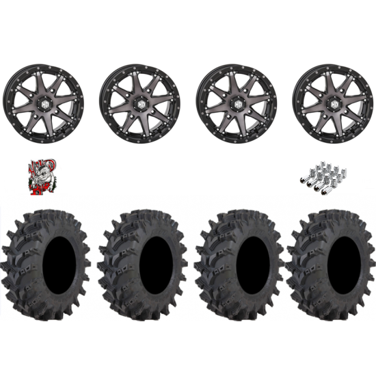 STI Outback Max 32-9.5-14 Tires on STI HD10 Smoke Wheels