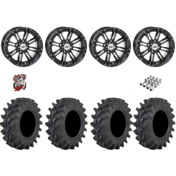 STI Outback Max 27-10-14 Tires on STI HD3 Black Wheels