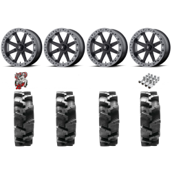 Quadboss QBT680 33-9.5-18 Tires on MSA M31 Lok2 Beadlock Wheels