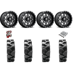 Quadboss QBT680 29-9.5-14 Tires on Fuel Maverick Wheels