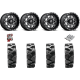 Quadboss QBT680 29-9.5-14 Tires on Fuel Maverick Wheels
