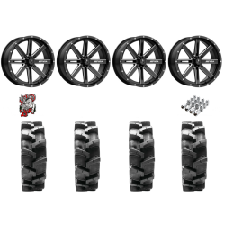 Quadboss QBT680 29-9.5-14 Tires on MSA M41 Boxer Wheels