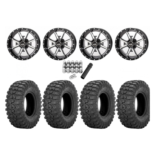 Sedona Rock-A-Billy 32x10-14 Tires on Frontline 556 Machined Wheels