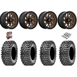 Maxxis Roxxzilla ML7 (Competition Compound) 35-10-15 Tires on Fuel Runner Matte Bronze Wheels
