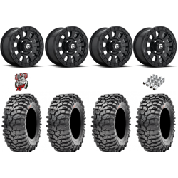 Maxxis Roxxzilla ML7 (Competition Compound) 35-10-15 Tires on Fuel Tactic Matte Black Wheels