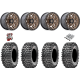 Maxxis Roxxzilla ML7 (Competition Compound) 35-10-15 Tires on Fuel Unit Matte Bronze Wheels