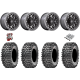 Maxxis Roxxzilla ML7 (Competition Compound) 35-10-15 Tires on Fuel Unit Matte Black Wheels