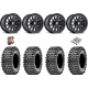 Maxxis Roxxzilla ML7 (Competition Compound) 35-10-15 Tires on Fuel Vector Matte Black Wheels