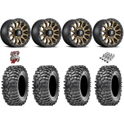 Maxxis Roxxzilla ML7 (Competition Compound) 35-10-15 Tires on Fuel Vector Matte Bronze Wheels
