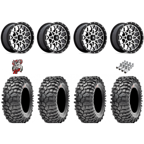Maxxis Roxxzilla ML7 (Competition Compound) 35-10-15 Tires on MSA M45 Portal Machined Wheels