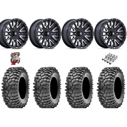 Maxxis Roxxzilla ML7 (Competition Compound) 32-10-15 Tires on MSA M49 Creed Matte Black & Machined Wheels