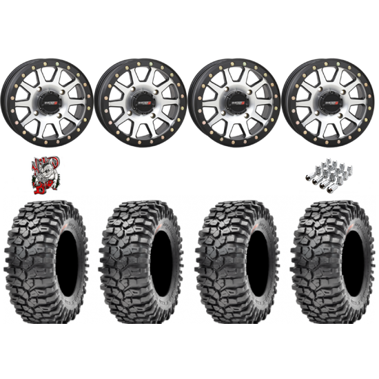 Maxxis Roxxzilla ML7 (Standard Compound) 32-10-14 Tires on SB-3 Machined Beadlock Wheels
