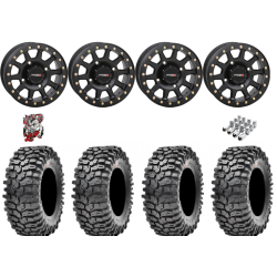 Maxxis Roxxzilla ML7 (Standard Compound) 30-10-14 Tires on SB-3 Matte Black Beadlock Wheels