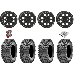 Maxxis Roxxzilla ML7 (Competition Compound) 35-10-15 Tires on SB-7 Matte Black Beadlock Wheels