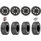 Maxxis Roxxzilla ML7 (Competition Compound) 32-10-15 Tires on SB-7 Matte Black Beadlock Wheels