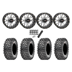 Maxxis Roxxzilla ML7 (Standard Compound) 32x10-14 Tires on ST-3 Machined Wheels