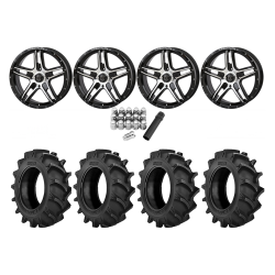 BKT TR 171 35x8.3-20 Tires on Frontline 505 Machined Wheels