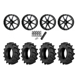 BKT TR 171 35x8.3-20 Tires on Frontline 556 Gloss Black Wheels