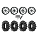 BKT TR 171 35x8.3-20 Tires on Frontline 556 Machined Wheels