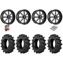 BKT TR 171 35-9.5-18 Tires on Fuel Maverick Wheels