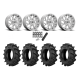 BKT TR 171 37x9.5-20 Tires on Fuel Runner Polished Wheels
