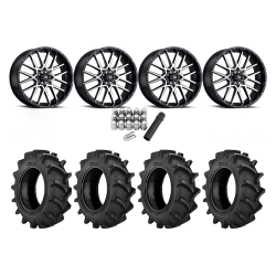 BKT TR 171 35x9.5-18 Tires on ITP Hurricane Machined Wheels
