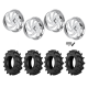 BKT TR 171 37x8.3-22 Tires on JTX Forged Orbit Polished Wheels