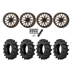 BKT TR 171 37x9.5-20 Tires on System 3 Offroad ST-3 Bronze Wheels