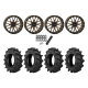 BKT TR 171 35x8.3-20 Tires on System 3 Offroad ST-3 Bronze Wheels