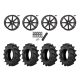 BKT TR 171 35x8.3-20 Tires on STI HD10 Gloss Black Wheels