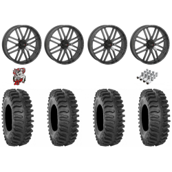 System 3 XT400 37-9.5-22 Tires on ST-3 Grey Wheels