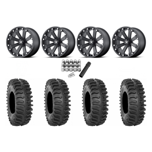 System 3 XT400 30x10-14 Tires on MSA M20 Kore Wheels