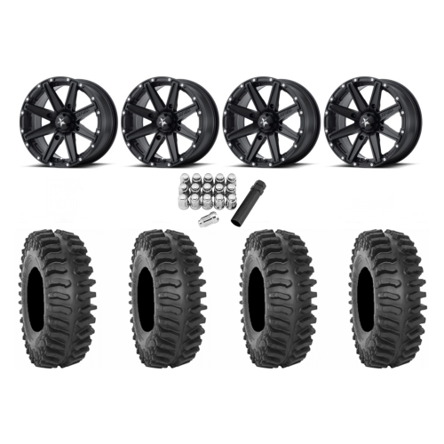 System 3 XT400 30x10-14 Tires on MSA M33 Clutch Wheels