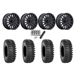 System 3 XT400 30x10-15 Tires on MSA M49 Creed Matte Black Wheels