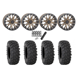 System 3 XTR370 35x10-15 Tires on SB-4 Bronze Beadlock Wheels