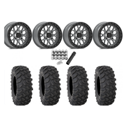 System 3 XTR370 30x10-15 Tires on V07 Satin Graphite Beadlock Wheels