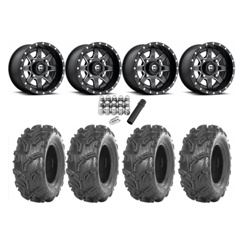 Maxxis Zilla 28x9-14 Tires on Fuel Maverick Wheels