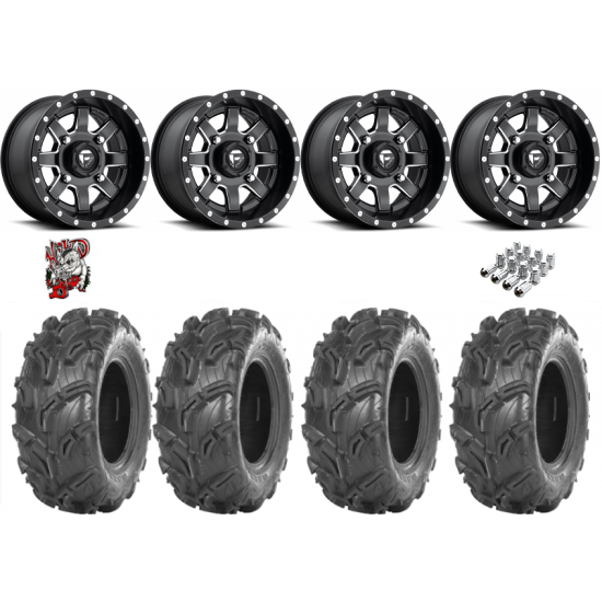 Maxxis Zilla 27-10-14 Tires on Fuel Maverick Wheels