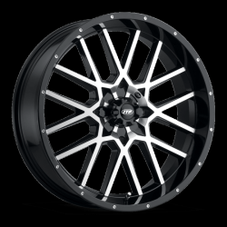 BKT TR 171 35-9.5-18 Tires on ITP Hurricane Machined Wheels