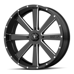 BKT TR 171 40-9.5-22 Tires on MSA M34 Flash Wheels