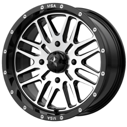 BKT AT 171 31-9-16 Tires on MSA M38 Brute Wheels